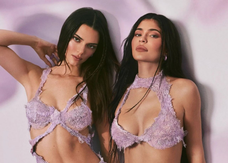 Kendall Jenner featured in  the Kendall + Kylie advertisement for Spring/Summer 2022