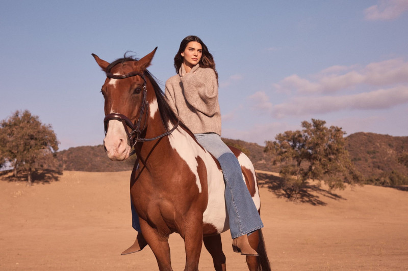 Kendall Jenner featured in  the About You advertisement for Autumn/Winter 2021