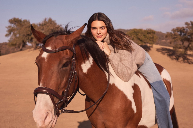 Kendall Jenner featured in  the About You advertisement for Autumn/Winter 2021