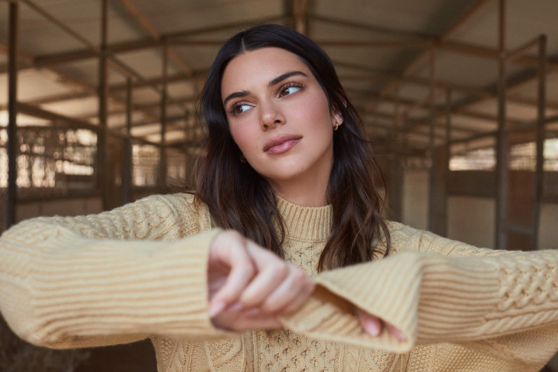 Kendall Jenner featured in  the About You advertisement for Autumn/Winter 2021