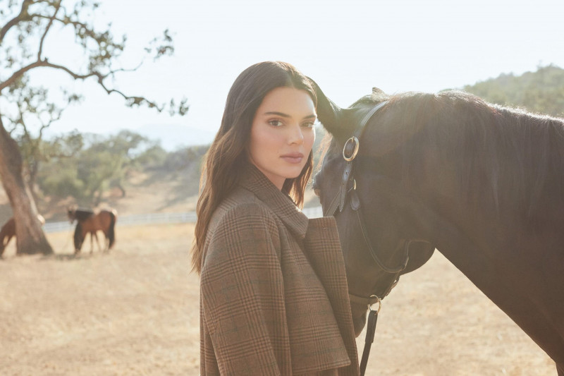 Kendall Jenner featured in  the About You advertisement for Autumn/Winter 2021