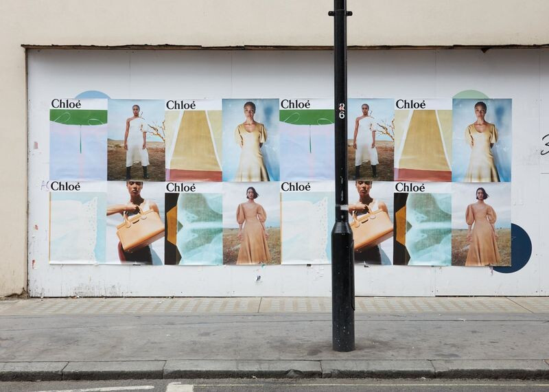 Adwoa Aboah featured in  the Chloe advertisement for Autumn/Winter 2022
