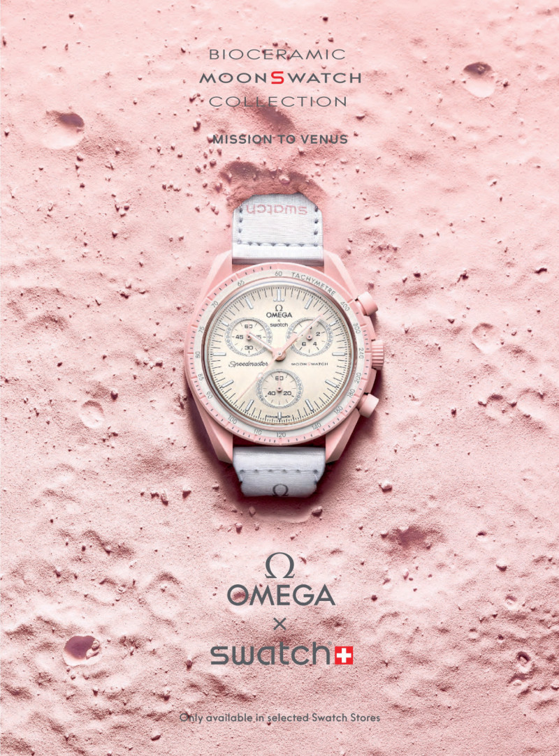 Omega x Swatch advertisement for Spring/Summer 2022