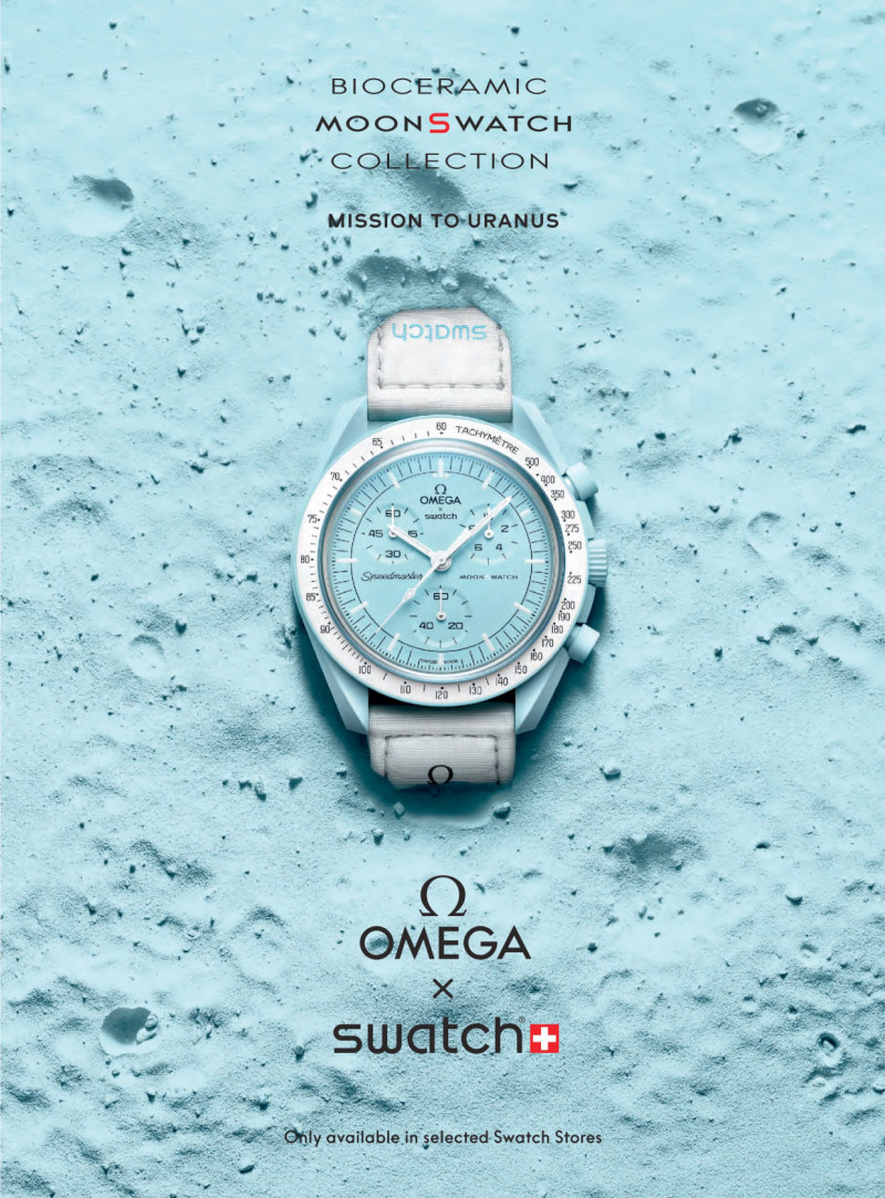 Omega x Swatch advertisement for Spring/Summer 2022