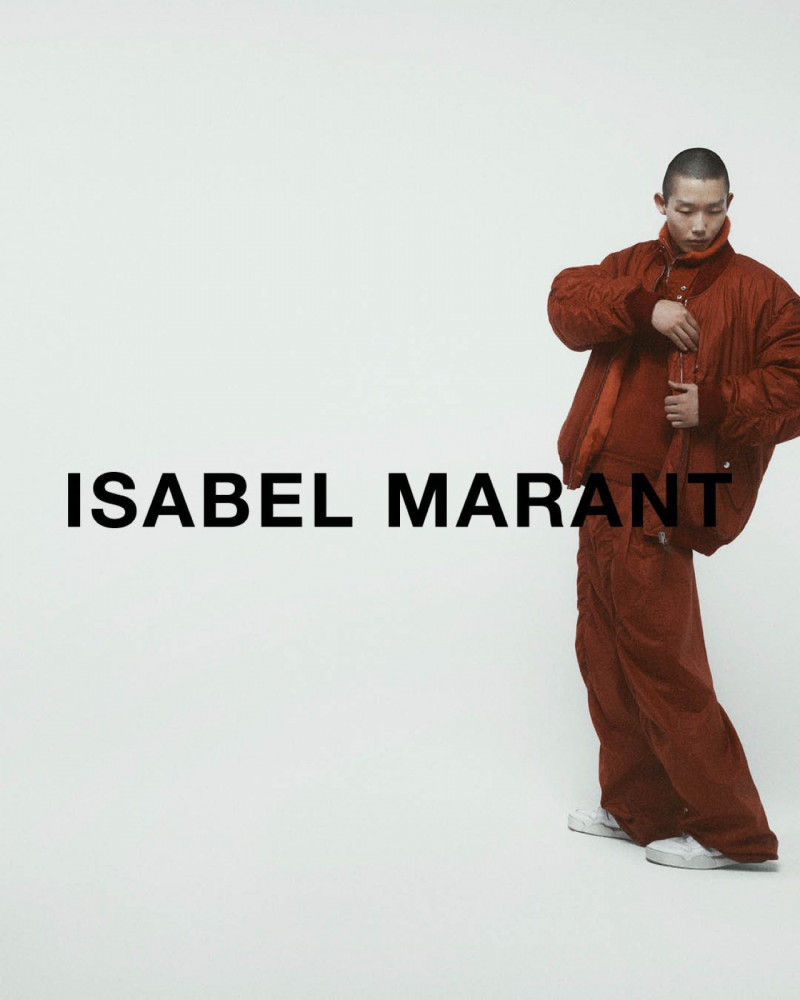 Xu Meen featured in  the Isabel Marant advertisement for Autumn/Winter 2022