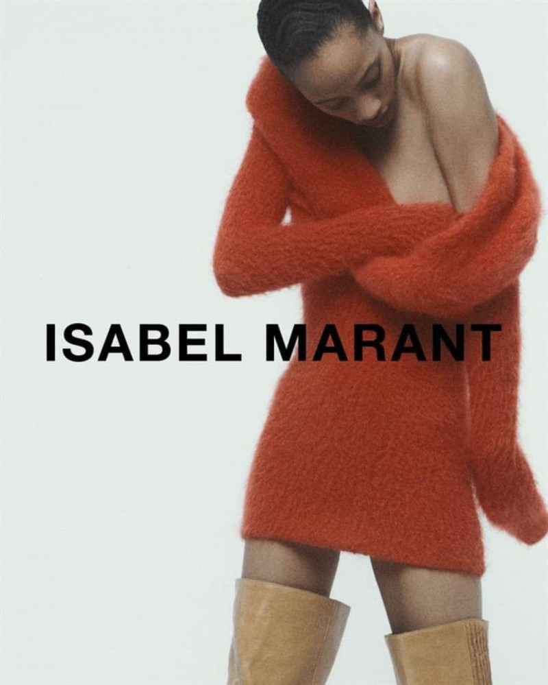 Selena Forrest featured in  the Isabel Marant advertisement for Autumn/Winter 2022