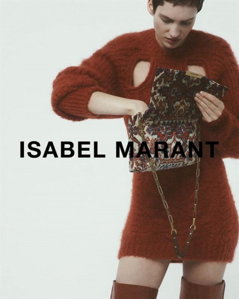 Greta Elisa Hofer featured in  the Isabel Marant advertisement for Autumn/Winter 2022
