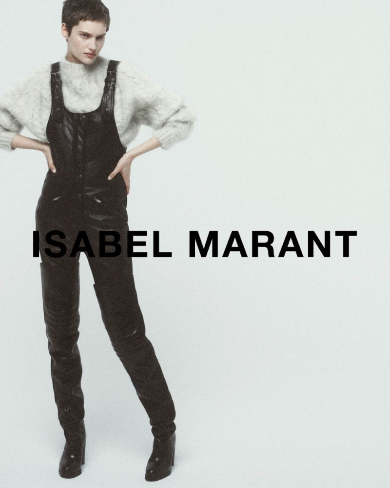 Greta Elisa Hofer featured in  the Isabel Marant advertisement for Autumn/Winter 2022