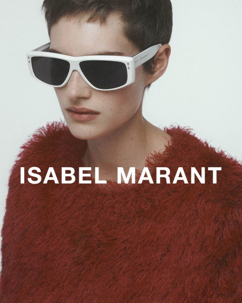 Greta Elisa Hofer featured in  the Isabel Marant advertisement for Autumn/Winter 2022