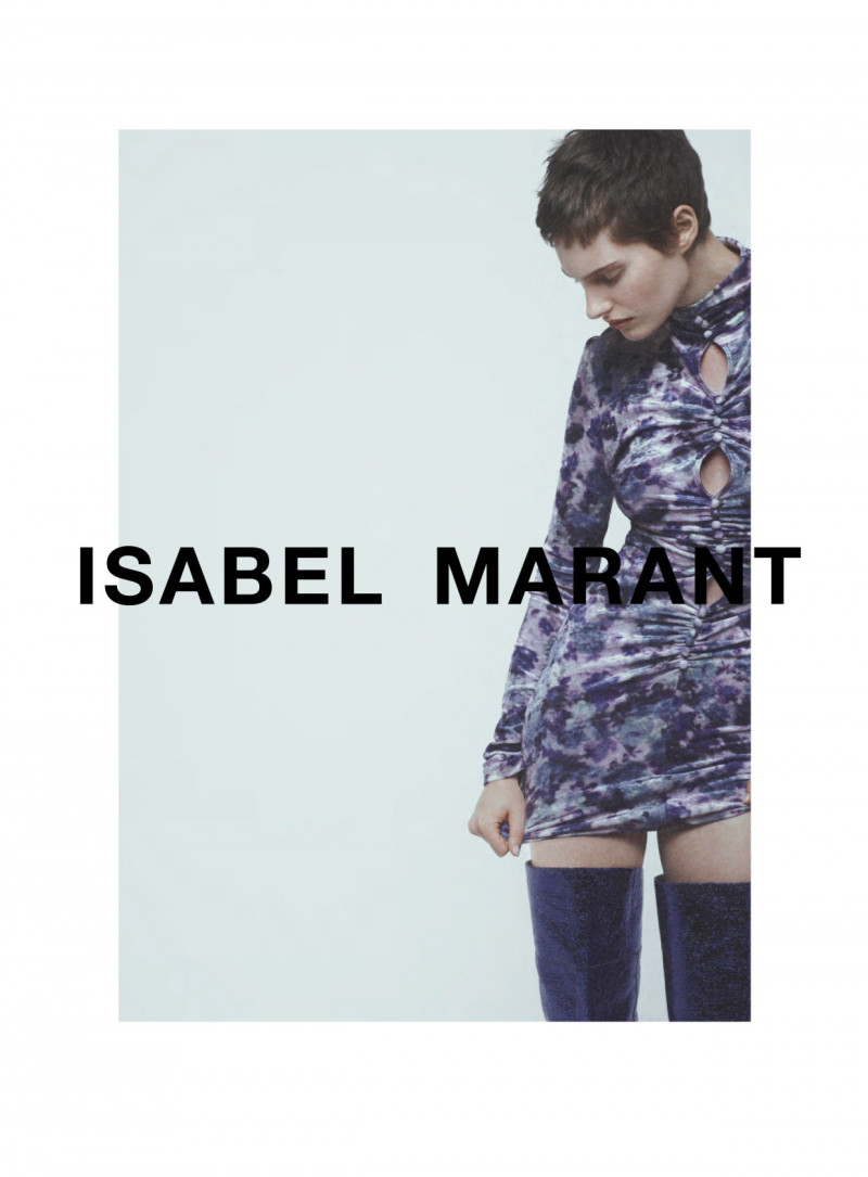 Greta Elisa Hofer featured in  the Isabel Marant advertisement for Autumn/Winter 2022