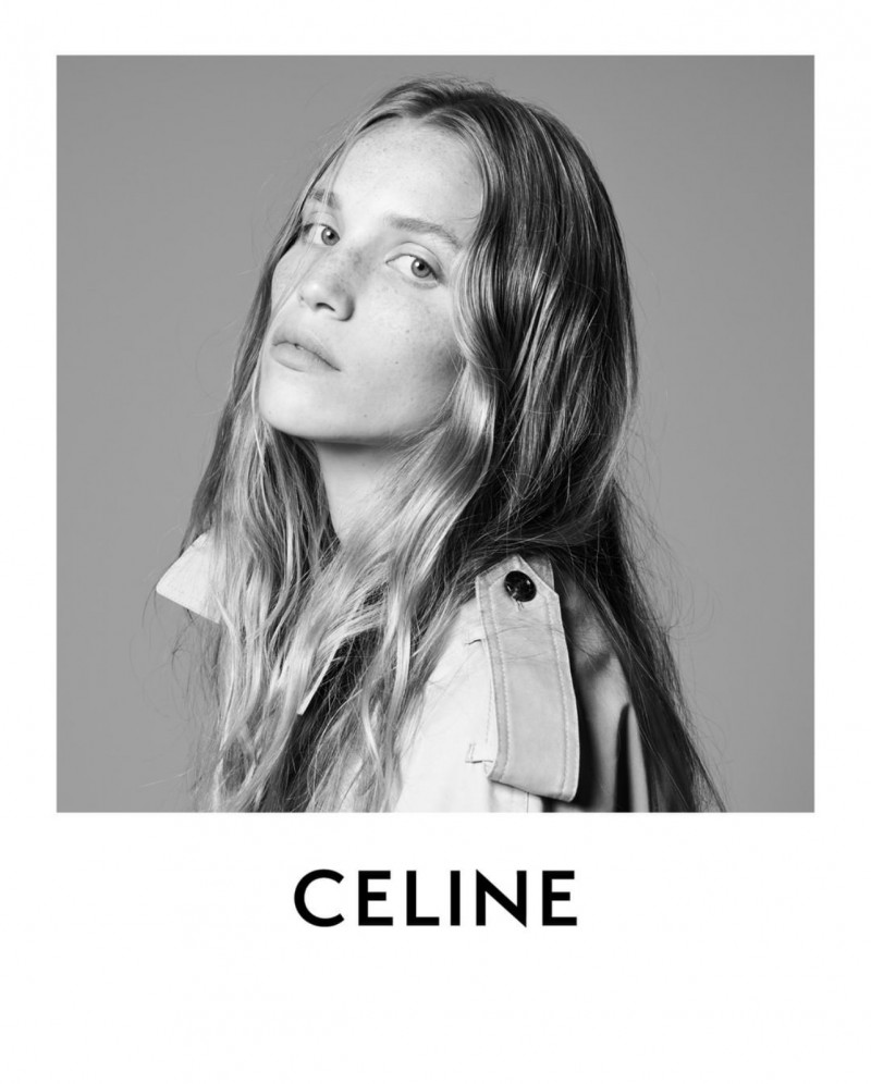 Rebecca Leigh Longendyke featured in  the Celine Grands Classiques 4 advertisement for Autumn/Winter 2021