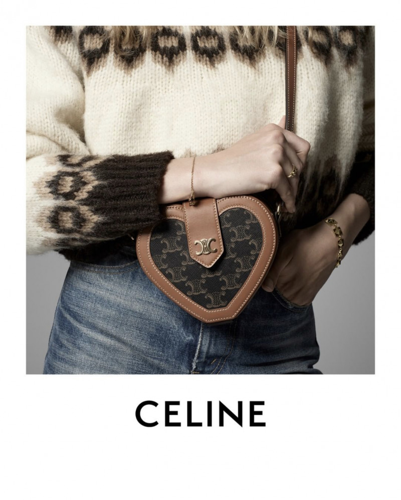 Rebecca Leigh Longendyke featured in  the Celine Grands Classiques 4 advertisement for Autumn/Winter 2021