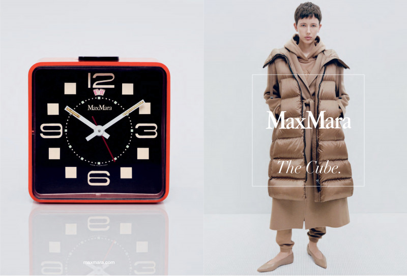 Max Mara The Cube. advertisement for Autumn/Winter 2022