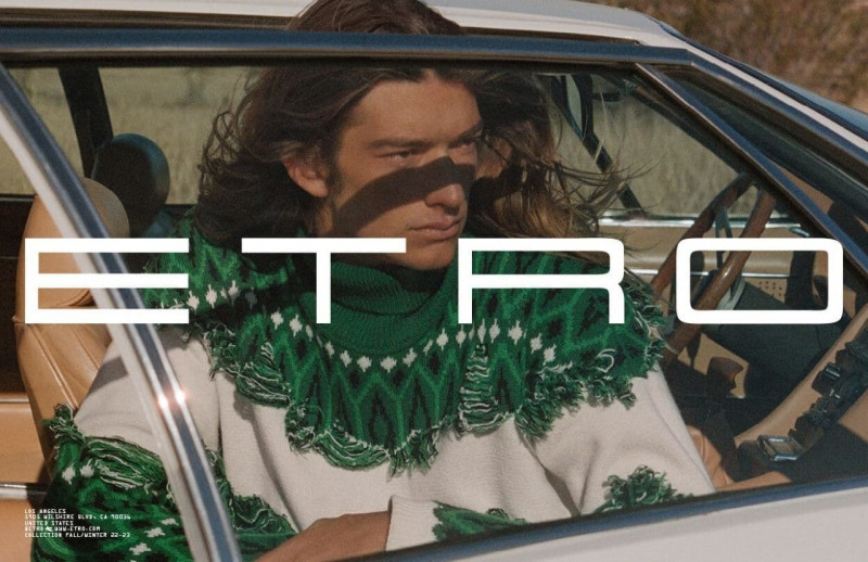 Etro advertisement for Autumn/Winter 2022