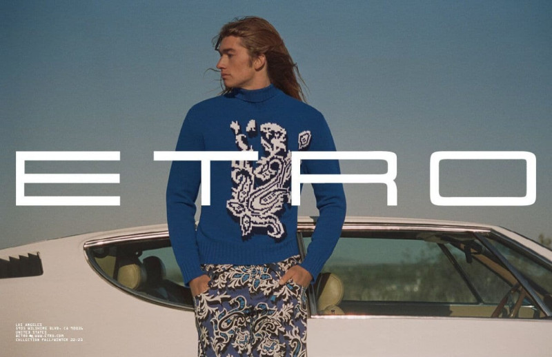 Etro advertisement for Autumn/Winter 2022