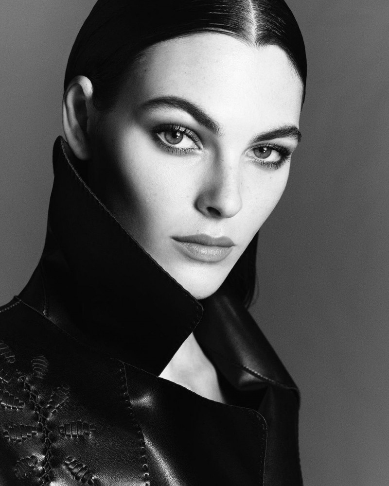 Vittoria Ceretti featured in  the Ermanno Scervino advertisement for Spring/Summer 2023