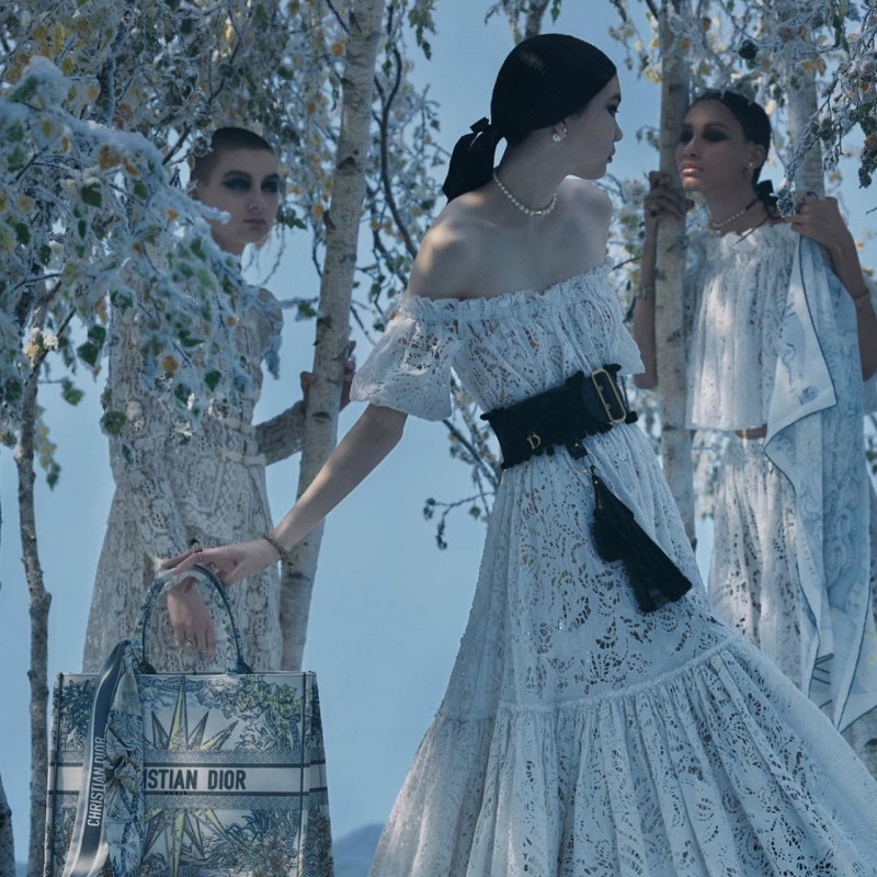 Freja Rothmann-Pallesen featured in  the Christian Dior advertisement for Holiday 2022