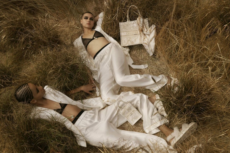 Freja Rothmann-Pallesen featured in  the Christian Dior advertisement for Holiday 2022