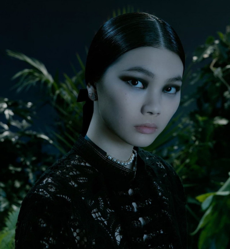 Sherry Shi featured in  the Christian Dior advertisement for Holiday 2022