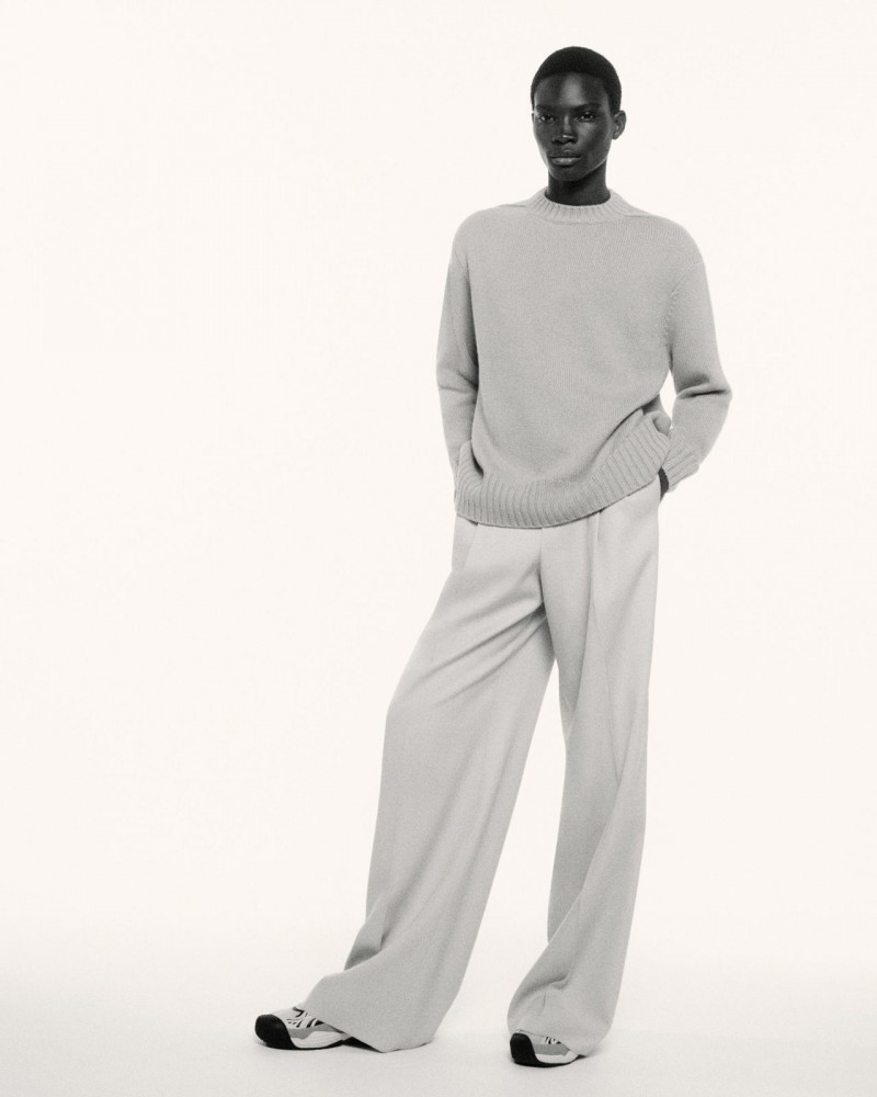 Dara Gueye featured in  the Lanvin advertisement for Holiday 2022