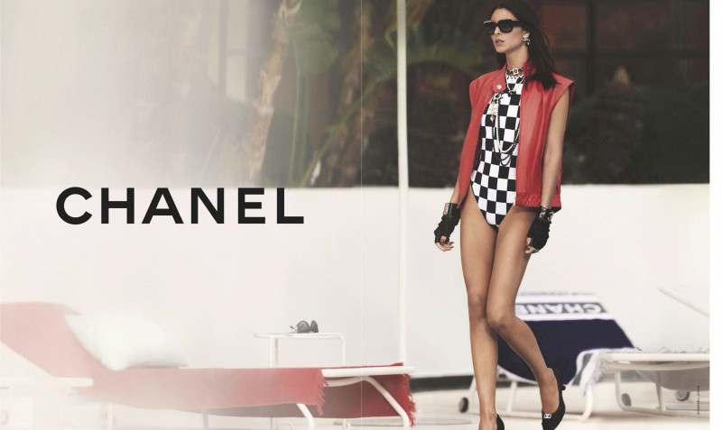 Vittoria Ceretti featured in  the Chanel advertisement for Resort 2023