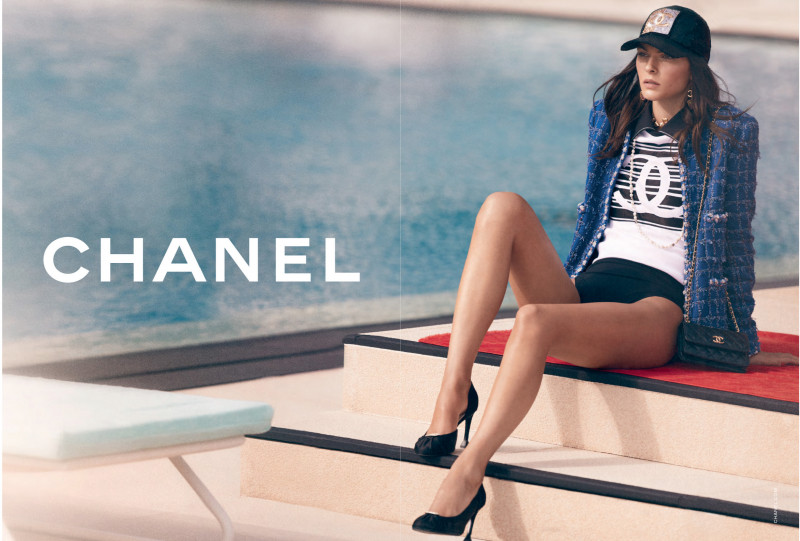 Vittoria Ceretti featured in  the Chanel advertisement for Resort 2023