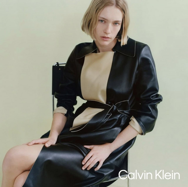 Ella Rattigan featured in  the Calvin Klein advertisement for Autumn/Winter 2022