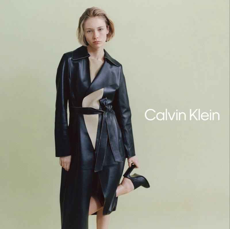 Ella Rattigan featured in  the Calvin Klein advertisement for Autumn/Winter 2022