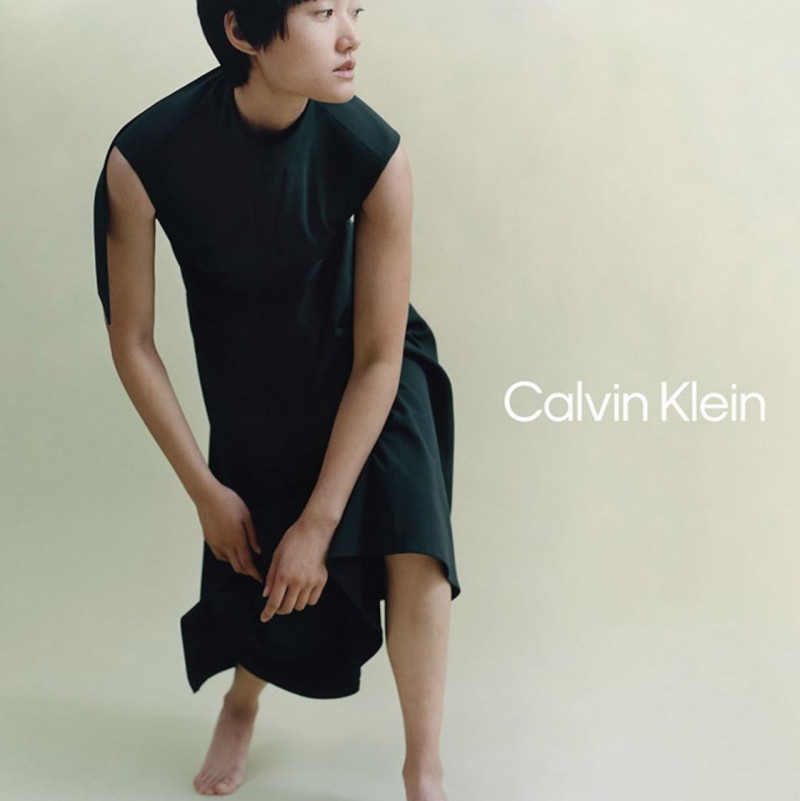 Ashley Foo featured in  the Calvin Klein advertisement for Autumn/Winter 2022
