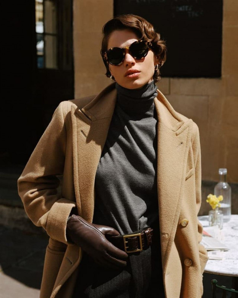 Mathilda Gvarliani featured in  the Ralph Lauren advertisement for Fall 2022