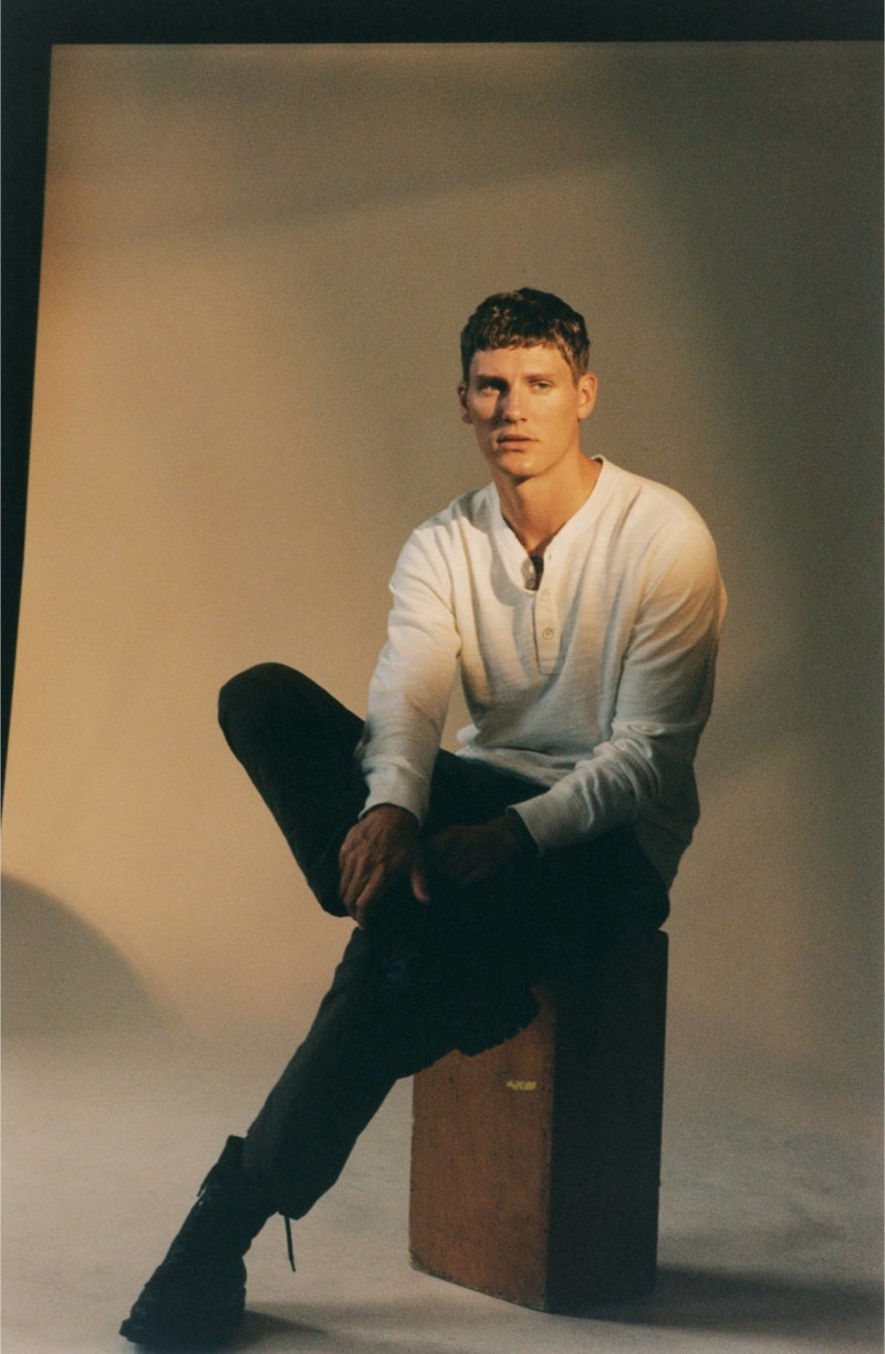 Mikkel Jensen featured in  the rag & bone Icons advertisement for Autumn/Winter 2022