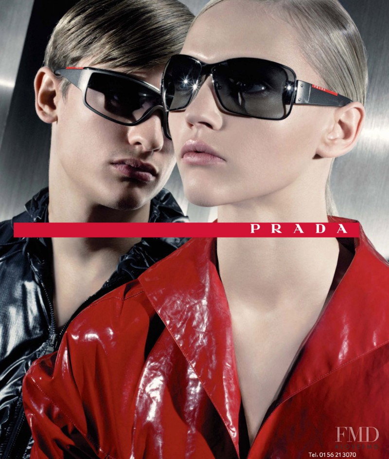Sasha Pivovarova featured in  the Prada Sport advertisement for Spring/Summer 2007