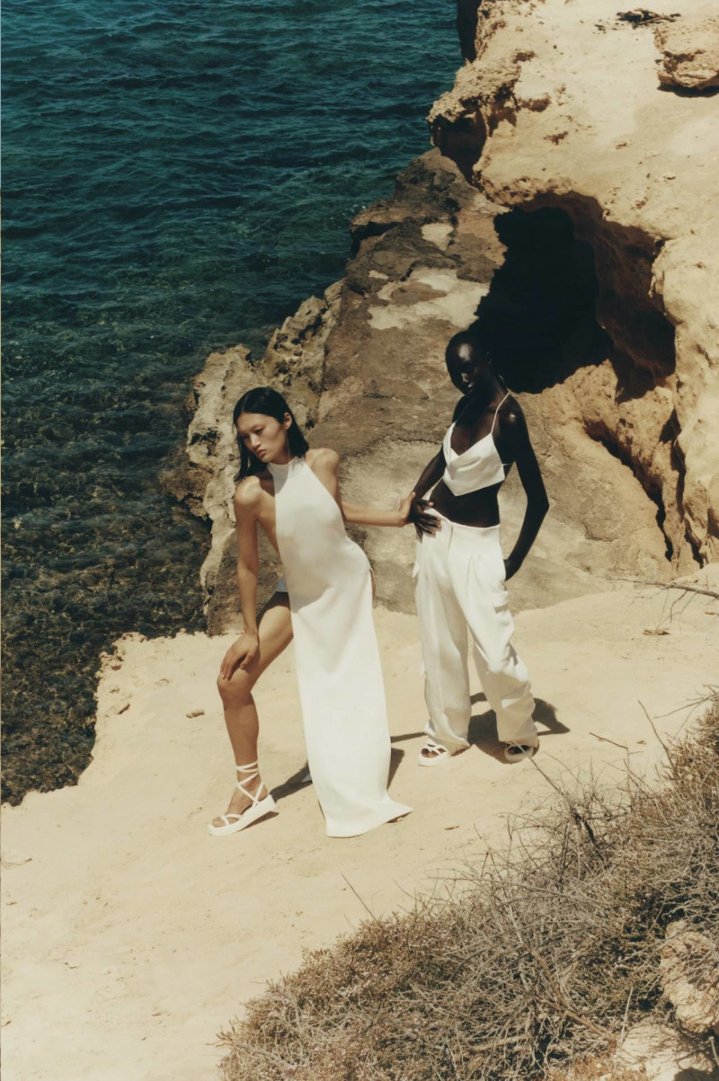 Nyagua Ruea featured in  the Monot advertisement for Resort 2023