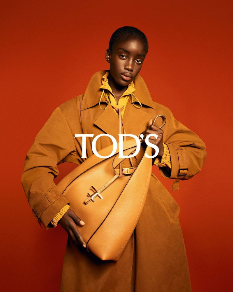 Maty Fall Diba featured in  the Tod\'s advertisement for Pre-Fall 2022