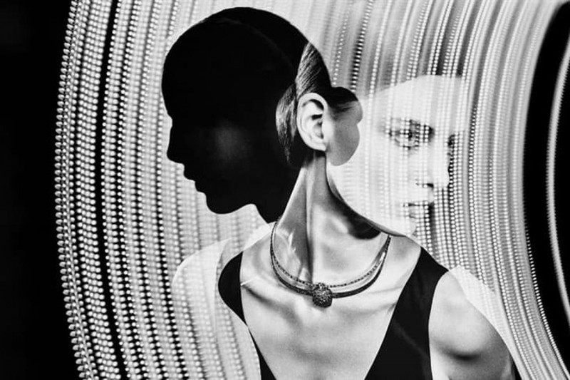 Alyda Grace Carder featured in  the Hermès Jewelry advertisement for Autumn/Winter 2022
