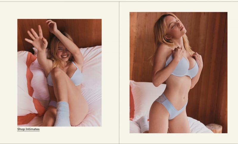 Sydney Sweeney featured in  the Cotton On advertisement for Pre-Fall 2022