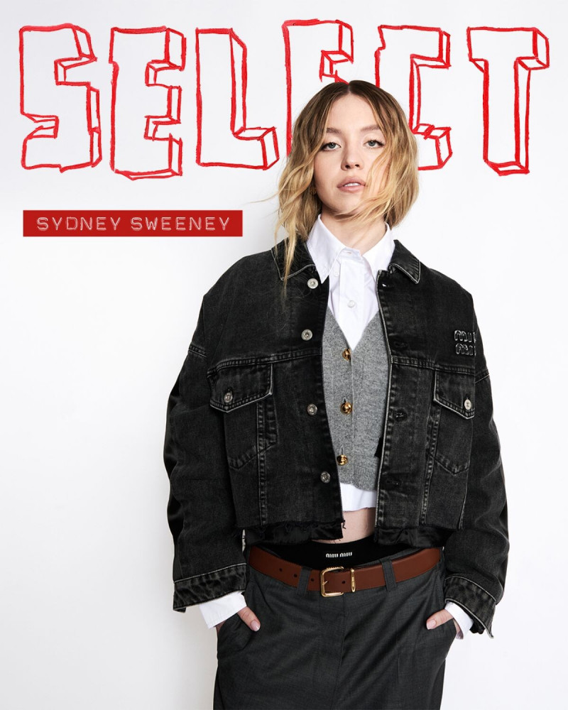 Sydney Sweeney featured in  the Miu Miu Select advertisement for Winter 2022