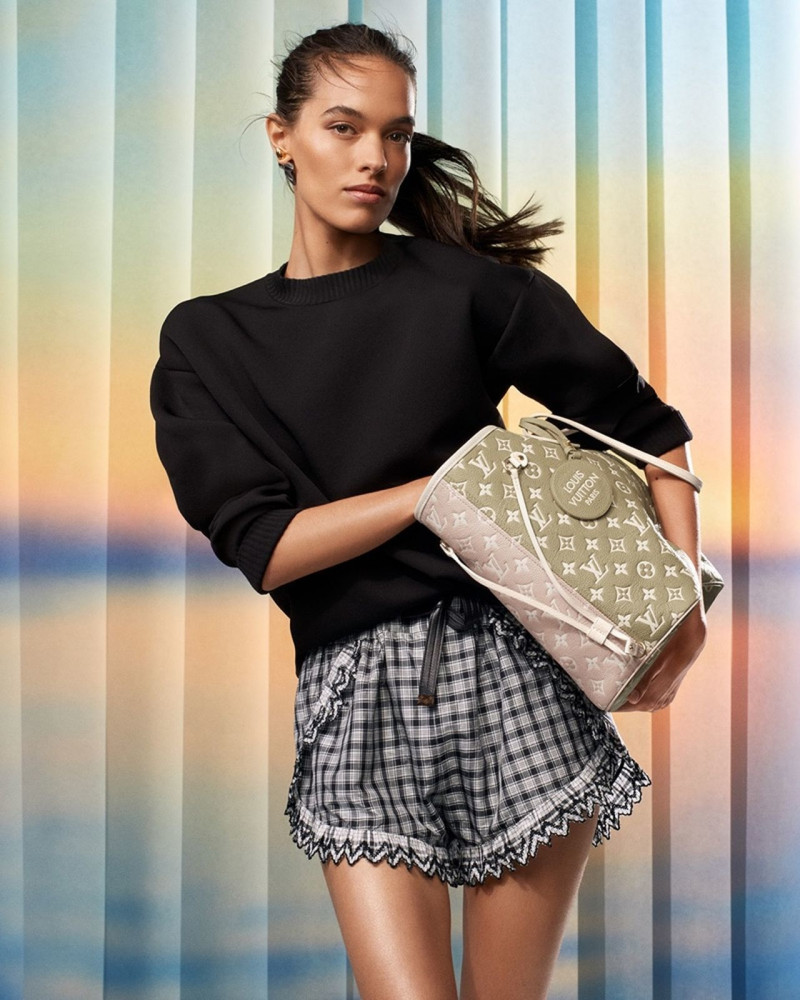 Grace Valentine featured in  the Louis Vuitton Spring In The City advertisement for Spring 2022