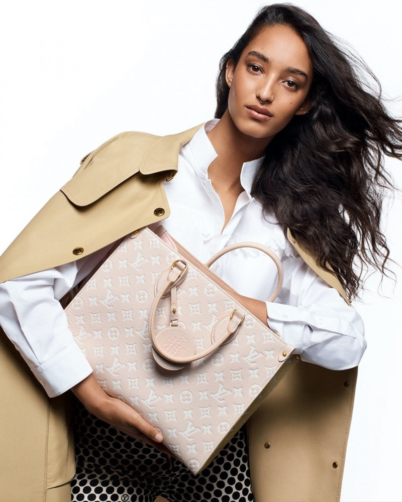 Mona Tougaard featured in  the Louis Vuitton Spring In The City advertisement for Spring 2022