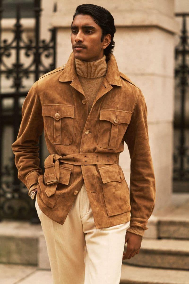 Jeenu Mahadevan featured in  the Ralph Lauren advertisement for Pre-Spring 2022