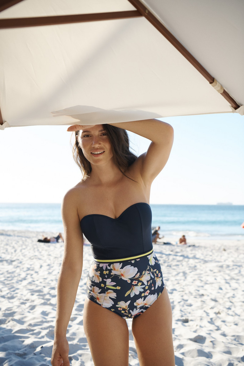 Sabrina Laporte featured in  the Panache Swim advertisement for Spring/Summer 2020