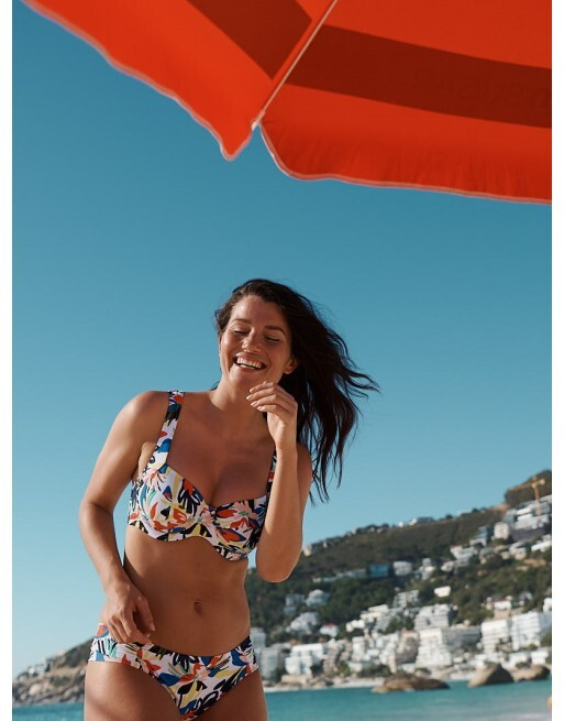 Sabrina Laporte featured in  the Panache Swim advertisement for Spring/Summer 2020