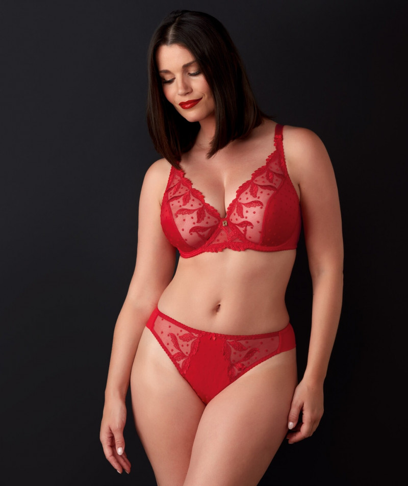 Sabrina Laporte featured in  the Luxam Lingerie catalogue for Autumn/Winter 2022