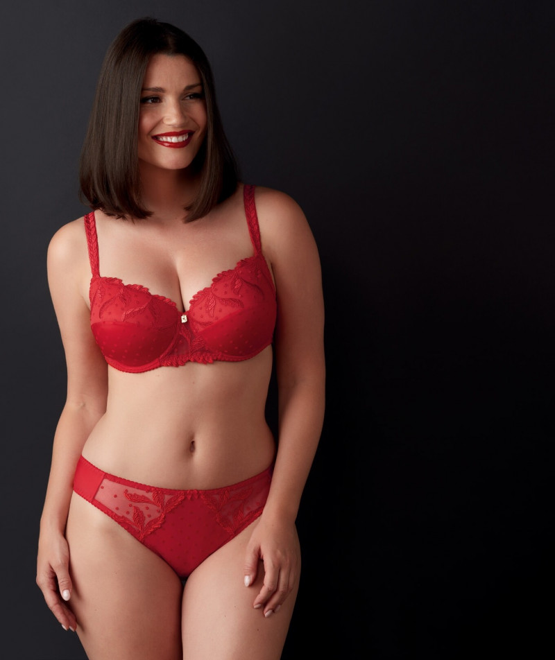 Sabrina Laporte featured in  the Luxam Lingerie catalogue for Autumn/Winter 2022