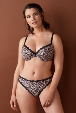 Sabrina Laporte featured in  the Luxam Lingerie catalogue for Autumn/Winter 2022