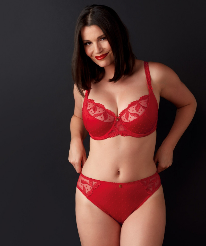 Sabrina Laporte featured in  the Luxam Lingerie catalogue for Autumn/Winter 2022