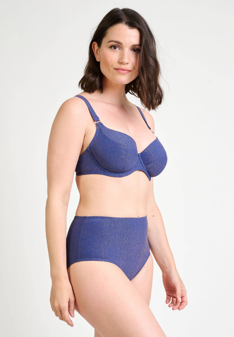 Sabrina Laporte featured in  the Sans Complexe Swim catalogue for Spring/Summer 2022