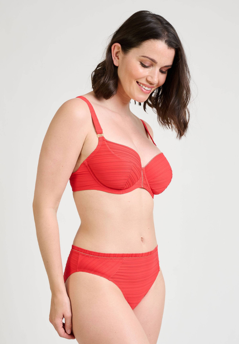 Sabrina Laporte featured in  the Sans Complexe Swim catalogue for Spring/Summer 2022