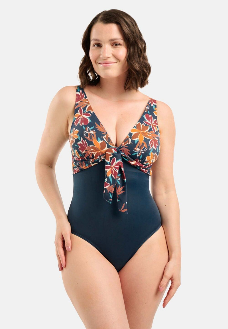 Sabrina Laporte featured in  the Sans Complexe Swim catalogue for Spring/Summer 2023