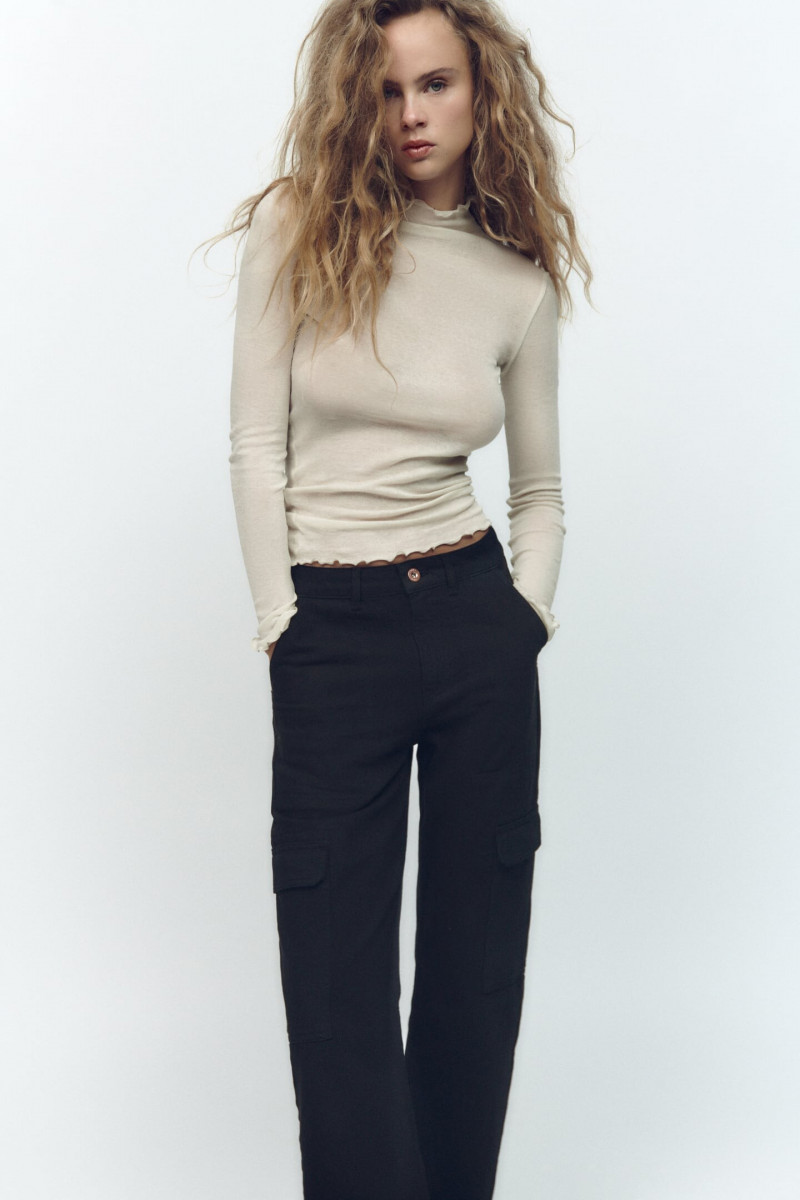 Olivia Vinten featured in  the Zara catalogue for Winter 2022